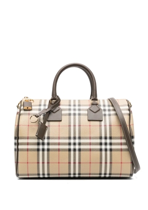 Burberry medium Check bowling bag - Brown
