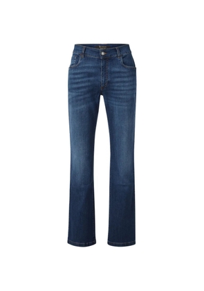 Billionaire logo-embroidered jeans - Blue