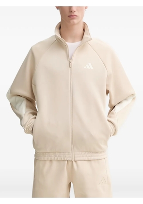 adidas zip logo sweater - Neutrals