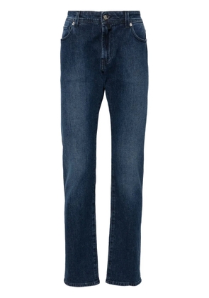 Billionaire logo-patch jeans - Blue