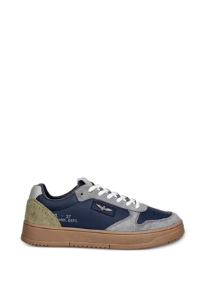 Aeronautica Militare panelled lace-up sneakers - Blue