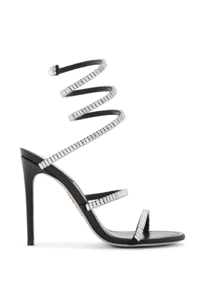 René Caovilla Cleo crystal-embellished sandals - Black