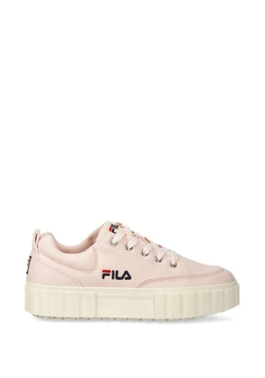 Fila Sandblast logo lace-up sneakers - Pink