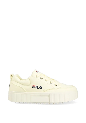 Fila logo platform sneakers - Neutrals