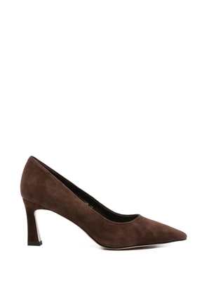 ADRIANNA FERETTI pointed-toe suede pumps - Brown