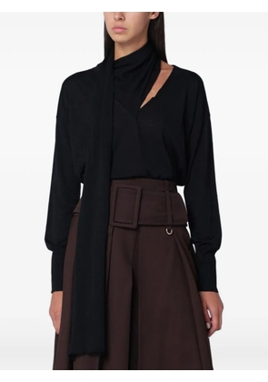 Roberto Collina scarf black sweater