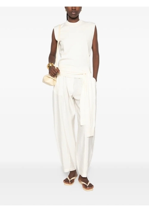 Róhe wrap-around cut-out top - Neutrals