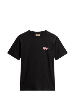 Woolrich logo crew-neck T-shirt - Black