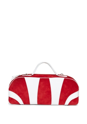 DRIES VAN NOTEN panelled holdall - Red