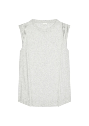 DRIES VAN NOTEN loose sleeveless T-shirt - Grey