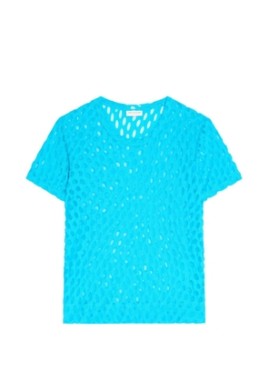 DRIES VAN NOTEN dot-pattern jersey T-shirt - Blue