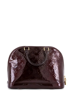 Louis Vuitton Pre-Owned Alma Handbag Monogram Vernis PM satchel - Red