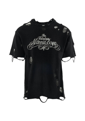 KAMIYA x Maison Mihara Yasuhiro distressed T-shirt - Black
