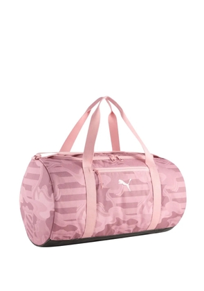Puma Kids logo-detail 28.5L barrel bag - Pink