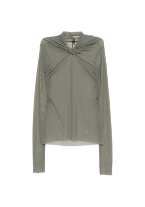 Rick Owens Lilies Kairo twisted long-sleeve top - Green