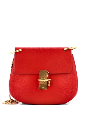 Chloé Pre-Owned Drew Leather Mini crossbody bag - Red