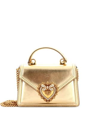 Dolce & Gabbana Pre-Owned Devotion Top Handle Bag Leather Small satchel - Gold