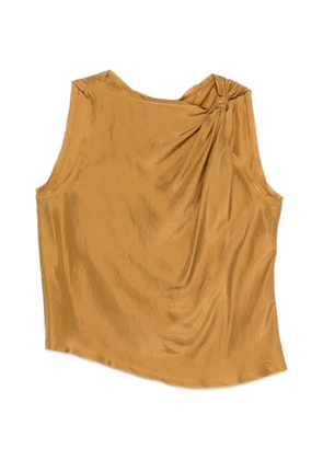 Tela Cody knot top - Brown