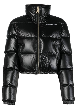 Just Cavalli down funnel-neck jacket - Black