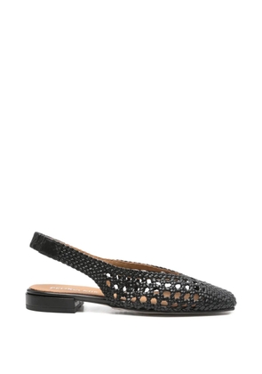 Pedro Miralles Olimpia flat mules - Black