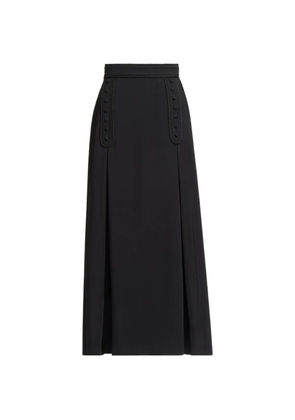 Elie Saab cord-embellishment midi skirt - Black