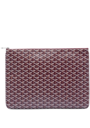 Goyard Pre-Owned 2017 Goyardine Senat GM clutch bag - Red