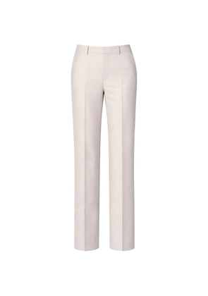 Victoria Beckham pressed-crease wide-leg trousers - Neutrals