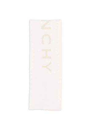 Givenchy Pre-Owned monogram intarsia-knit scarf - Neutrals