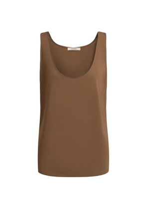 12 STOREEZ crepe top - Brown