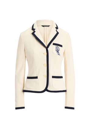 Lauren Ralph Lauren contrasting-trim blazer - Neutrals