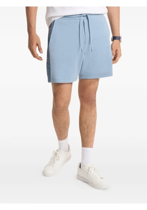 Michael Kors drawstring side-pattern shorts - Blue