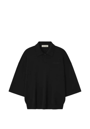 FEAR OF GOD ESSENTIALS Essentials logo-embroidered polo shirt - Black
