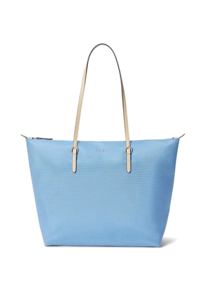Lauren Ralph Lauren logo-plaque tote bag - Blue