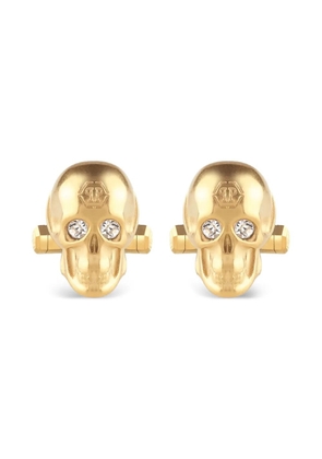 Philipp Plein skull cufflinks - Gold