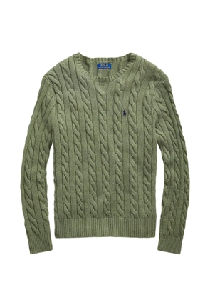 Polo Ralph Lauren cable-knit crew-neck sweater - Green