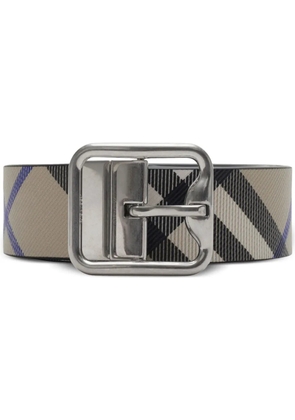 Burberry Reversible Check Buckle Belt - Black