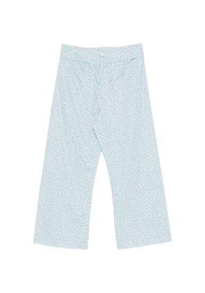 BLAKLACE floral trousers - Blue