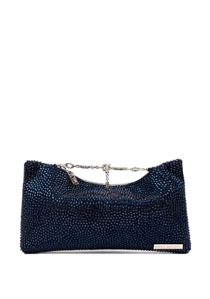 Gemy Maalouf crystal-embellished clutch bag - Blue