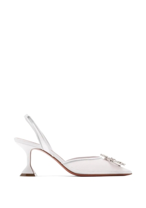 Amina Muaddi Begum pumps - White