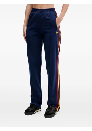 adidas stripe-detail track pants - Blue