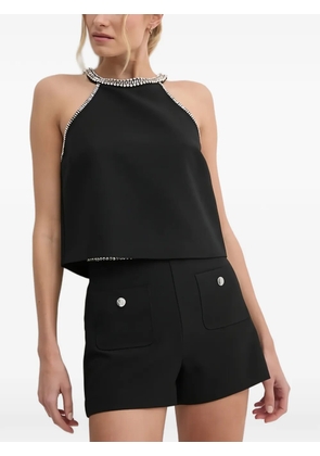 Sisley embellished halter top - Black