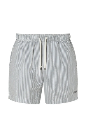 Zegna striped swim trunks - White