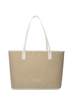 LIU JO logo pattern bag - Neutrals