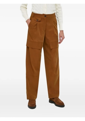 Sisley high-waist trousers - Brown