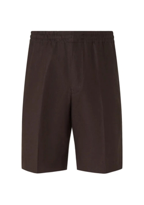 Zegna Oasi Lino shorts - Brown