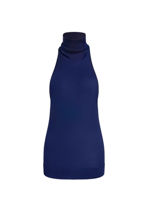 12 STOREEZ Saori silk top - Blue