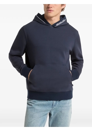 Michael Kors ribbed hoodie - Blue