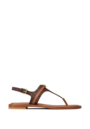 Michael Kors Mandy buckle pattern sandals - Brown