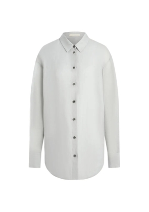 12 STOREEZ Mykonos button shirt - Blue