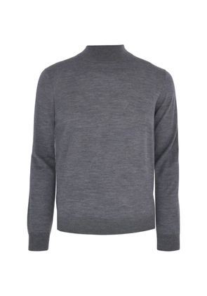 Corneliani melange knit shirt - Grey